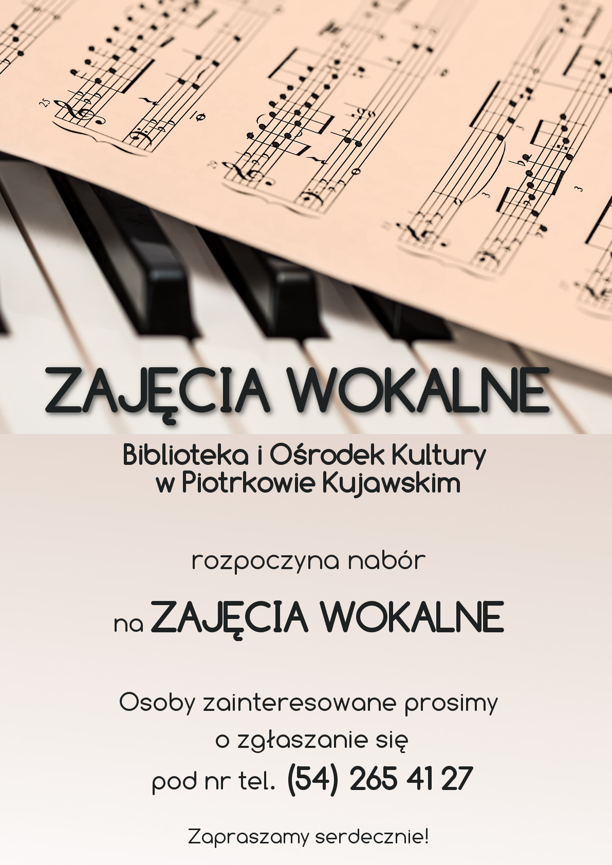 Zajęcia wokalne